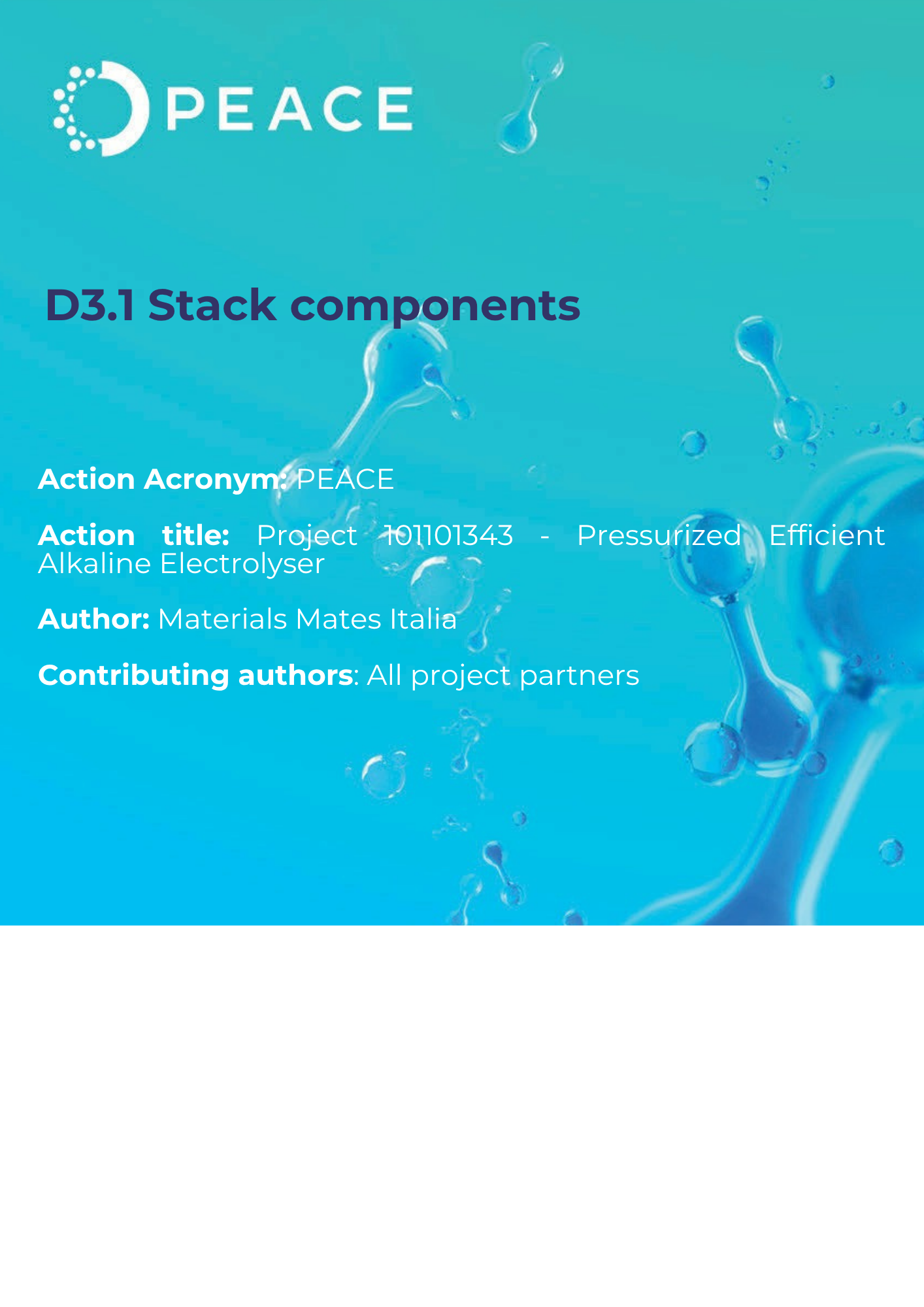 PEACE Stack Components Design